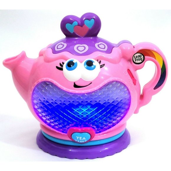 LeapFrog MUSICAL RAINBOW TEA PARTY TEA POT *only* teach colors numbers Leap Frog - Picture 1 of 9